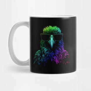 Crow Black Sunglasses Mug